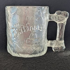 McDonald's FLINTSTONE COLLECTOR'S MUG. © 1993. CLEAR.